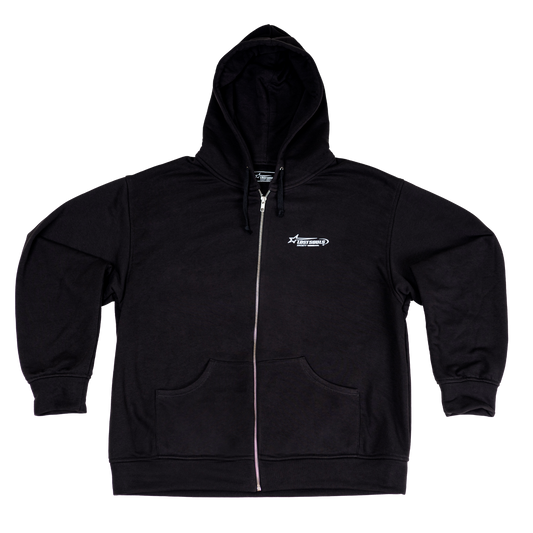 Heavyweight zip-up hoodie with oversized fit – streetwear essential by Lost Souls Society